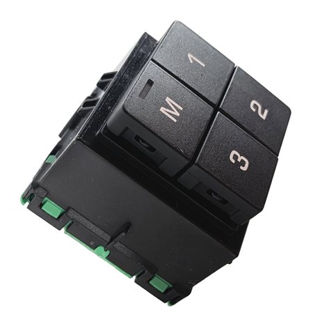 Thumbnail 5: 15-20 DISCOVERY SPORT ROVER SPORT VELAR DRIVER MEMORY SEAT SWITCH (BLACK)