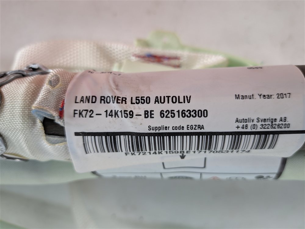 Thumbnail 8: 2015-2019 LAND ROVER DISCOVERY SPORT (L550) RIGHT SIDE CURTAIN AIRBAG AIR BAG