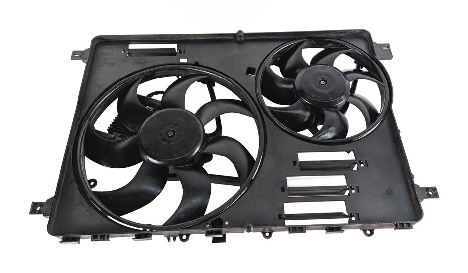 Thumbnail 7: 12-17 LR2 DISCOVERY SPORT RANGE ROVER EVOQUE L550 RADIATOR COOLING FAN & SHROUD