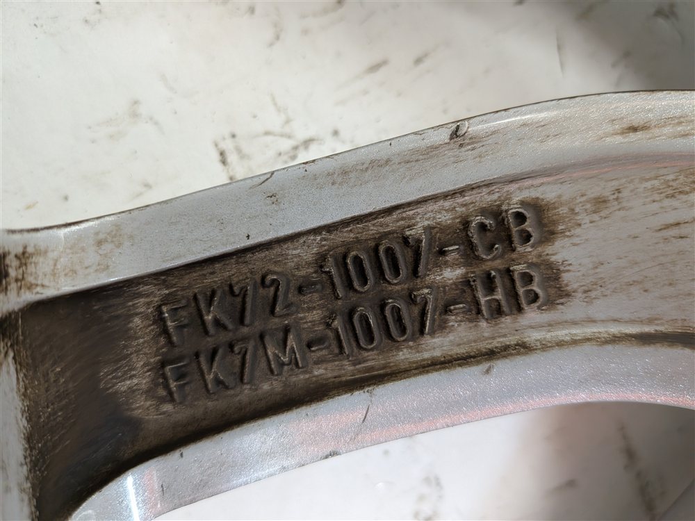 Thumbnail 10: 16-19 LAND ROVER DISCOVERY SPORT L550 18x8 ANGLED V 5 SPOKE WHEEL RIM ALUMINUM