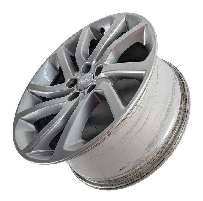 Thumbnail 4: 16-19 LAND ROVER DISCOVERY SPORT L550 18x8 ANGLED V 5 SPOKE WHEEL RIM ALUMINUM