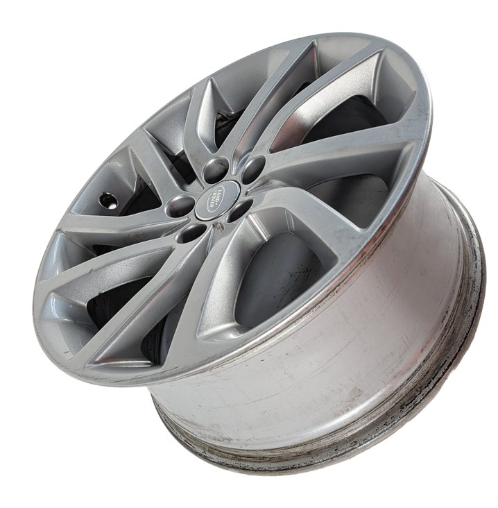 Thumbnail 5: 16-19 LAND ROVER DISCOVERY SPORT L550 18x8 ANGLED V 5 SPOKE WHEEL RIM ALUMINUM