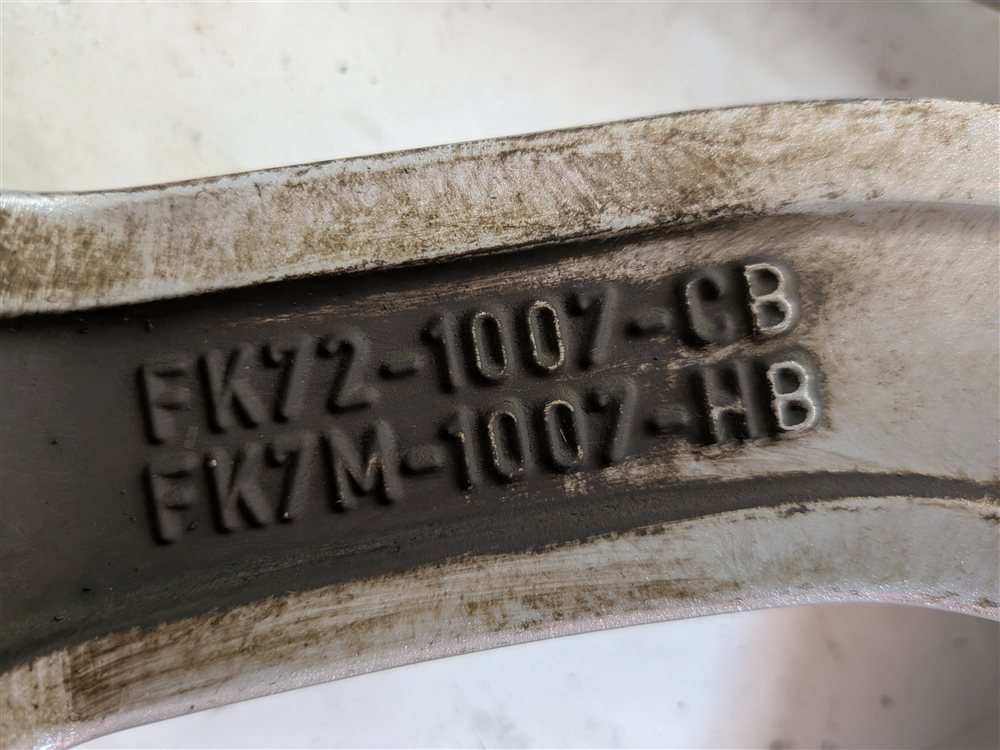 Thumbnail 10: 16-19 LAND ROVER DISCOVERY SPORT L550 18x8 ANGLED V 5 SPOKE WHEEL RIM ALUMINUM