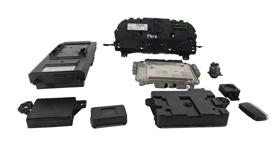 Thumbnail 7: 2017 LAND ROVER DISCOVERY SPORT (L550) 2.0L TURBO ENGINE ECM BCM MODULE KEY SET