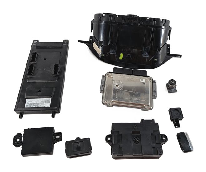 Thumbnail 8: 2017 LAND ROVER DISCOVERY SPORT (L550) 2.0L TURBO ENGINE ECM BCM MODULE KEY SET