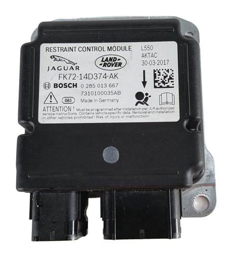 Thumbnail 3: 2015-2019 LAND ROVER DISCOVERY SPORT (L538) SRS BAG CONTROL MODULE