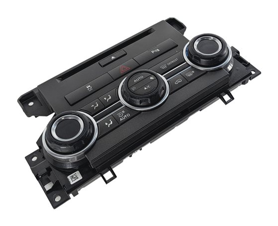 2010-2016 LAND ROVER LR4 (L319) FRONT DUAL ZONE HEATER AC CLIMATE CONTROL PANEL