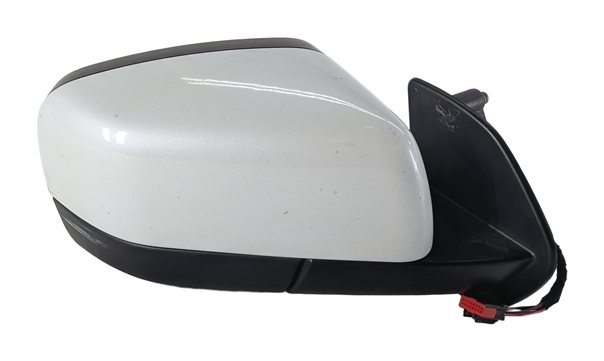 Thumbnail 6: 10-13 LAND ROVER LR4 L319 FRONT RIGHT PASSENGER P-FOLD HEAT DOOR MIRROR (White)