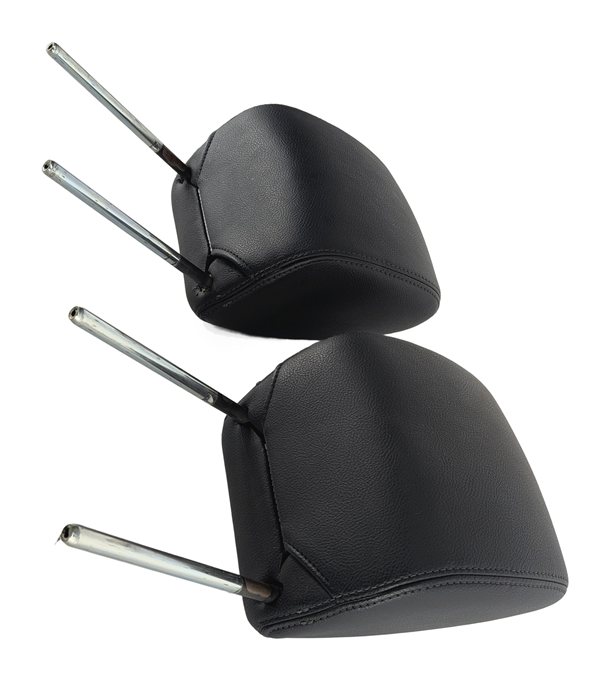 Thumbnail 4: 2010-2016 LAND ROVER LR4 L319 FRONT LEFT & RIGHT SEAT HEADREST SET/2 (Black)