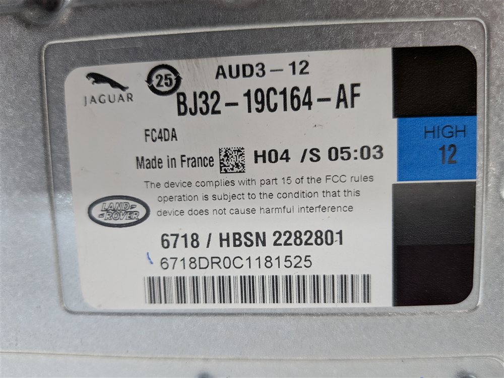 Thumbnail 8: 12-19 JAGUAR XF LAND ROVER LR2 LR4 RANGE ROVER SPORT EVOQUE AMPLIFIER 600 WATT