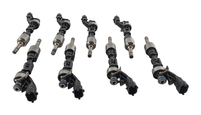 Thumbnail 2: 2010-2017 RANGE ROVER SPORT (L320 L322) JAGUAR XF XJ XK 5.0L FUEL INJECTOR SET 8