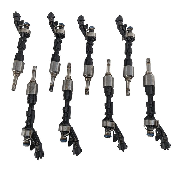 Thumbnail 3: 2010-2017 RANGE ROVER SPORT (L320 L322) JAGUAR XF XJ XK 5.0L FUEL INJECTOR SET 8