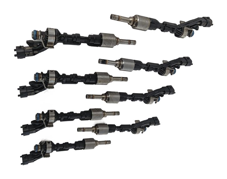 Thumbnail 5: 2010-2017 RANGE ROVER SPORT (L320 L322) JAGUAR XF XJ XK 5.0L FUEL INJECTOR SET 8