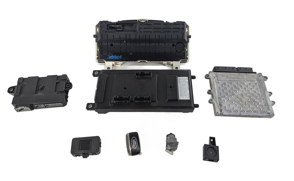 Thumbnail 5: 2012 LAND ROVER LR4 L319 5.0L (AJ133) ECM CLUSTER FUSE BOX IMMOBILIZER KEY SET/8