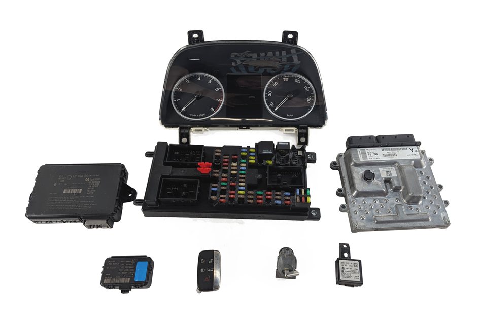 Thumbnail 6: 2012 LAND ROVER LR4 L319 5.0L (AJ133) ECM CLUSTER FUSE BOX IMMOBILIZER KEY SET/8