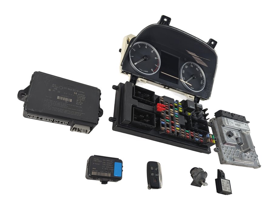 Thumbnail 7: 2012 LAND ROVER LR4 L319 5.0L (AJ133) ECM CLUSTER FUSE BOX IMMOBILIZER KEY SET/8