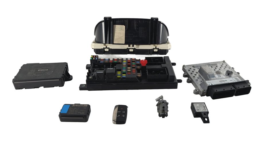 Thumbnail 8: 2012 LAND ROVER LR4 L319 5.0L (AJ133) ECM CLUSTER FUSE BOX IMMOBILIZER KEY SET/8