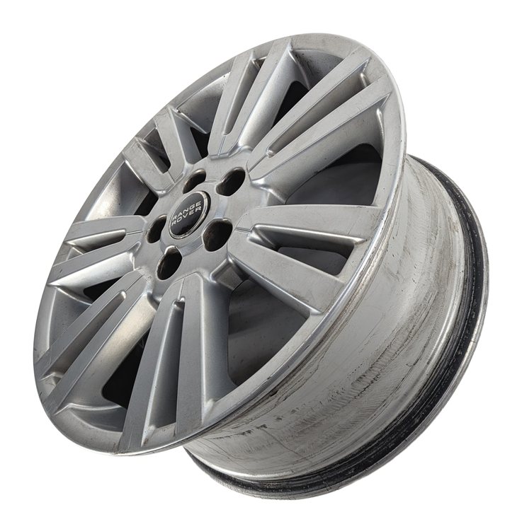 Thumbnail 4: 10-13 LAND ROVER LR4 - 19x8 (SILVER SPARKLE) 14-SPOKE ALUMINUM ALLOY WHEEL RIM