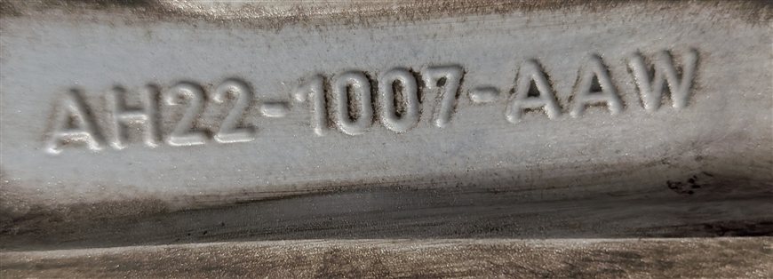 Thumbnail 8: 10-13 LAND ROVER LR4 - 19x8 (SILVER SPARKLE) 14-SPOKE ALUMINUM ALLOY WHEEL RIM