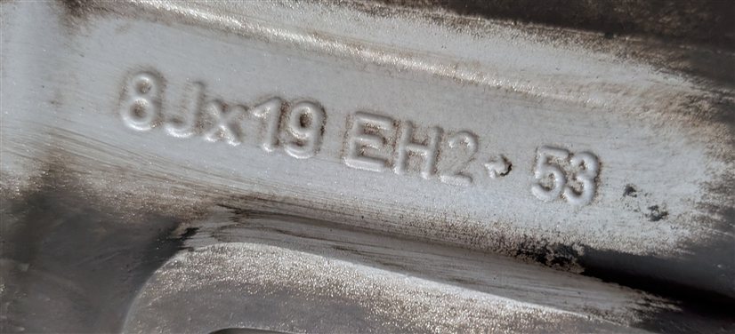 Thumbnail 9: 10-13 LAND ROVER LR4 - 19x8 (SILVER SPARKLE) 14-SPOKE ALUMINUM ALLOY WHEEL RIM
