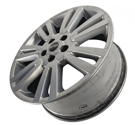 Thumbnail 4: 10-13 LAND ROVER LR4 - 19x8 (SILVER SPARKLE) 14-SPOKE ALUMINUM ALLOY WHEEL RIM