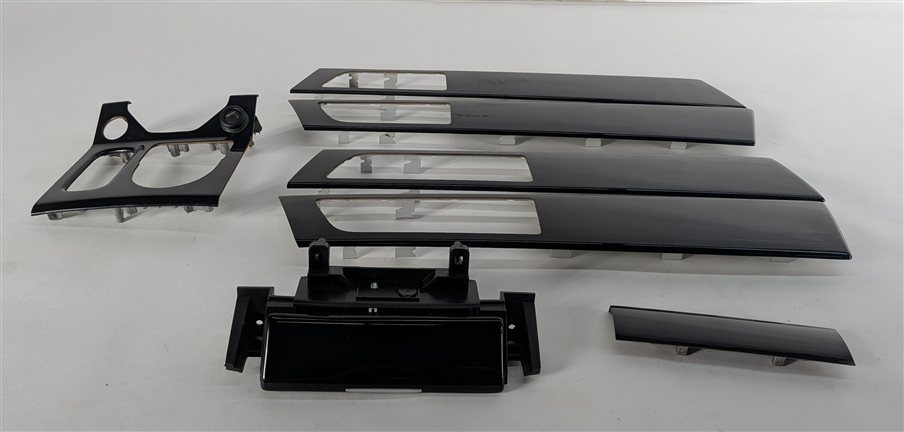 Thumbnail 2: 2011 LAND ROVER LR4 (L319) INTERIOR DASH CONSOLE DOOR TRIM SET/7 (Piano Black)