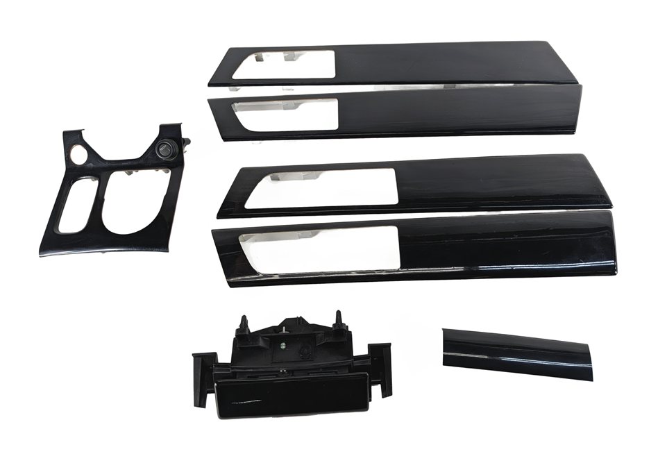 Thumbnail 3: 2011 LAND ROVER LR4 (L319) INTERIOR DASH CONSOLE DOOR TRIM SET/7 (Piano Black)