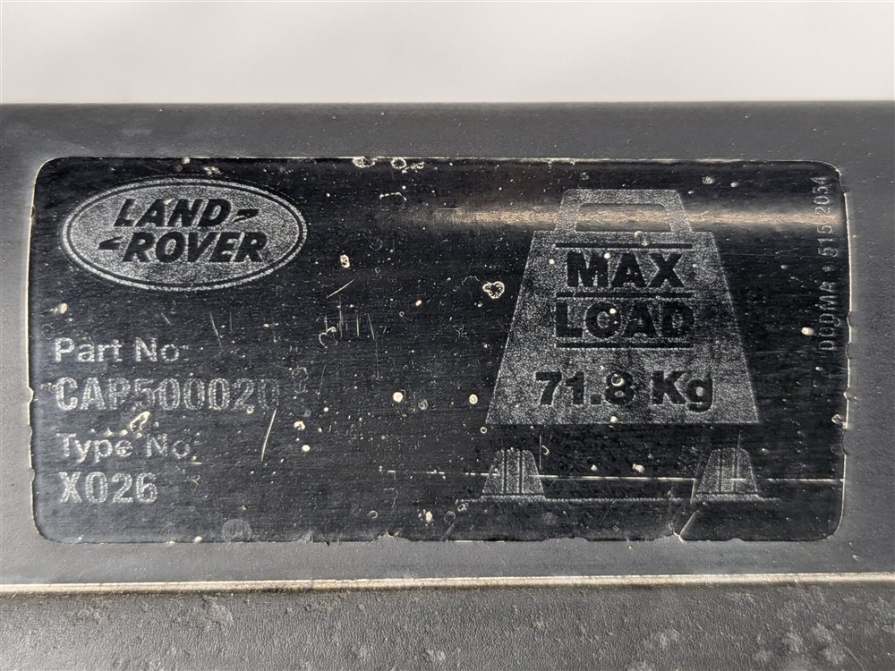 Thumbnail 8: 2011 LAND ROVER LR4 (L319) ROOF RACK CROSS BAR RAIL LUGGAGE CARRIER SET/2 w/ KEY