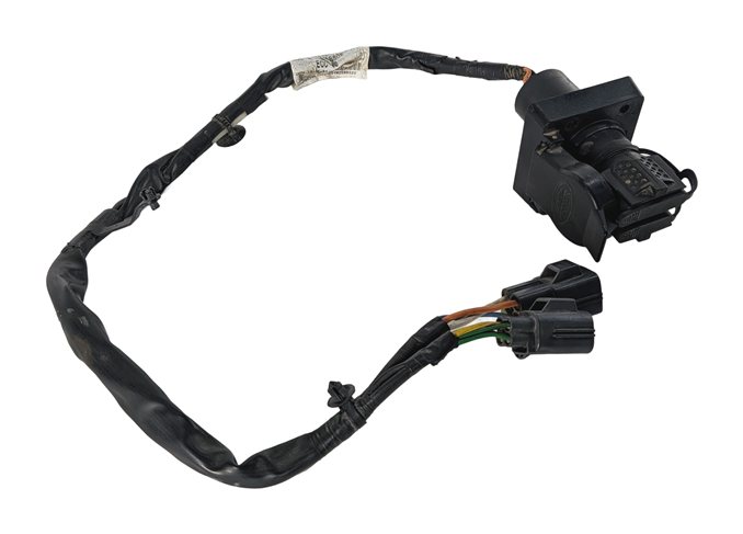 2011 LAND ROVER LR4 (L319) REAR TRAILER TOW HITCH WIRING HARNESS w/ 7 PIN SOCKET