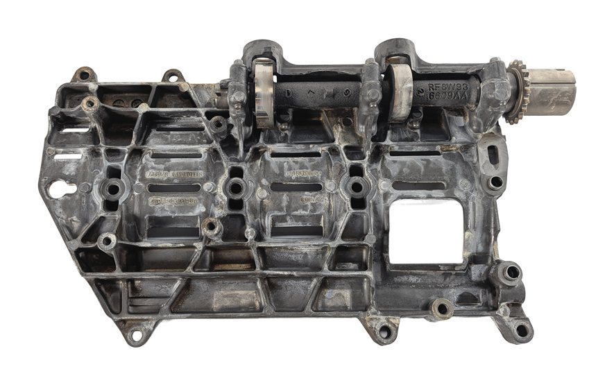Thumbnail 3: 2011 LAND ROVER LR4 L319 5.0L NON-SUPER 508PN AJ133 ENGINE OIL PAN BAFFLE TRAY
