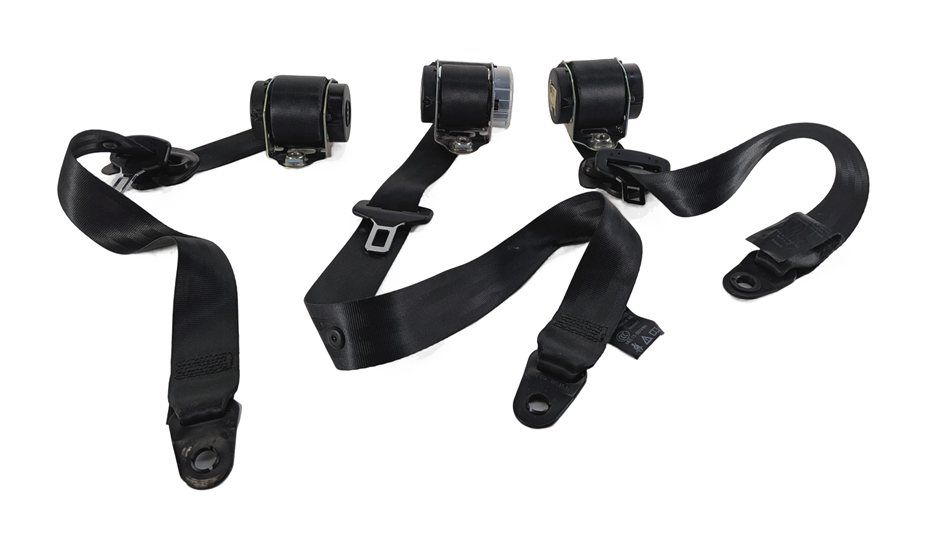 Thumbnail 2: 2012 LAND ROVER LR4 (L319) REAR 2ND ROW SEAT SEATBELT RETRACTOR SET/3 (Black)