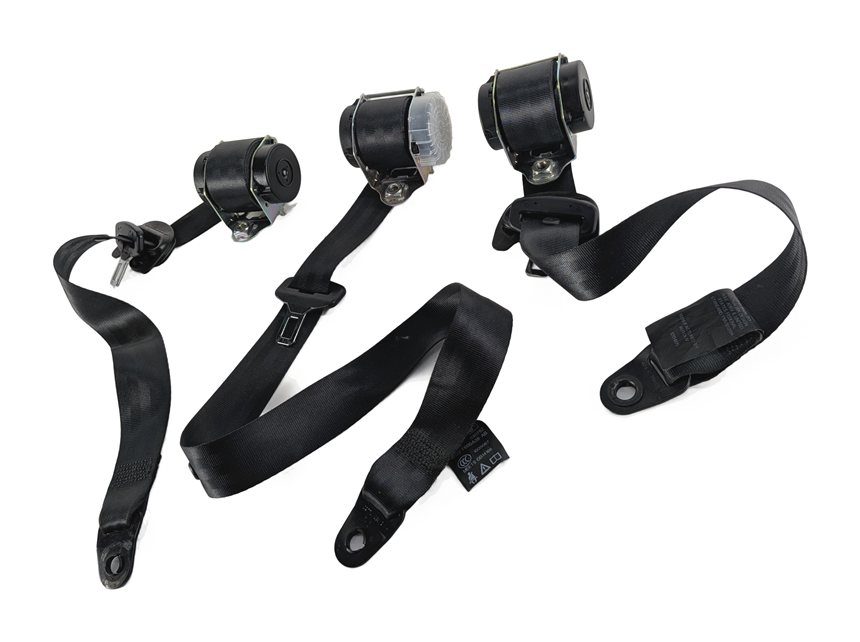 Thumbnail 3: 2012 LAND ROVER LR4 (L319) REAR 2ND ROW SEAT SEATBELT RETRACTOR SET/3 (Black)