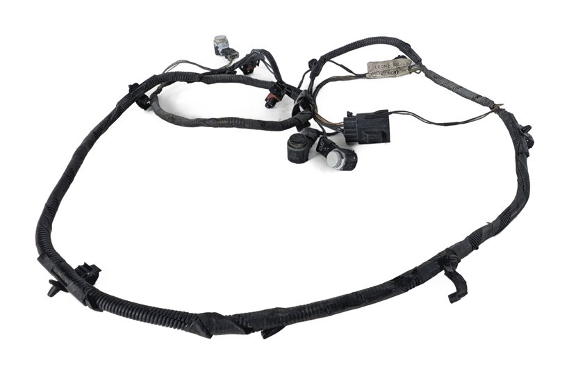 Thumbnail 10: 2012 LAND ROVER LR4 (L319) FRONT PARK ASSIST PDC SENSOR SET/4 w/ HARNESS (White)