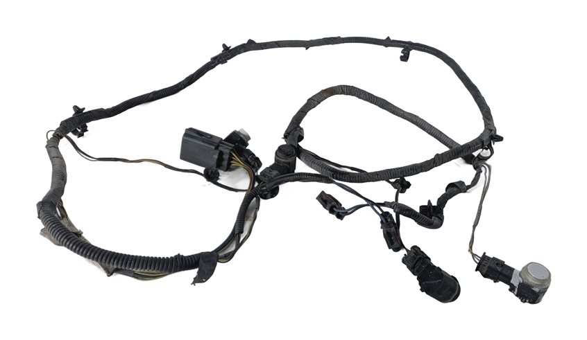 Thumbnail 2: 2012 LAND ROVER LR4 (L319) FRONT PARK ASSIST PDC SENSOR SET/4 w/ HARNESS (White)