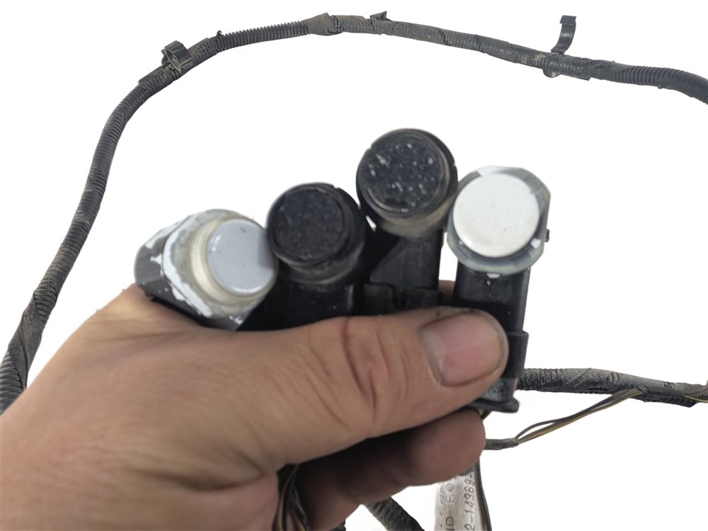 Thumbnail 6: 2012 LAND ROVER LR4 (L319) FRONT PARK ASSIST PDC SENSOR SET/4 w/ HARNESS (White)