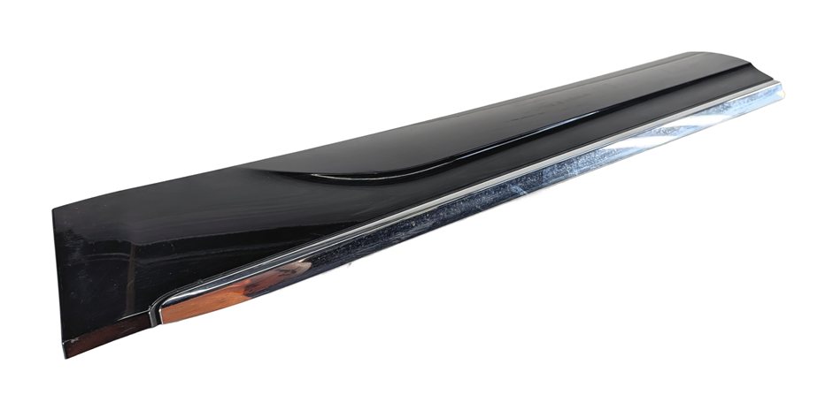 13-17 AUDI Q5 (B8 8R) REAR LEFT DOOR EXTERIOR LOWER MOULDING RUNNER TRIM (Black)