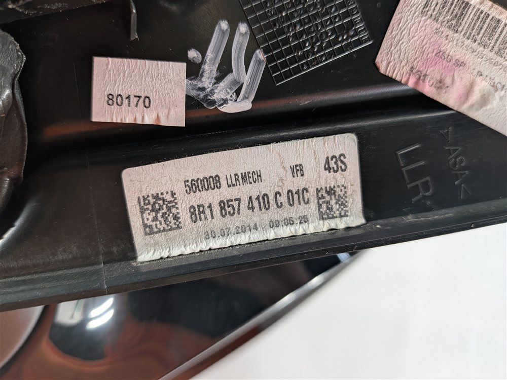 Thumbnail 11: 2015-2017 AUDI Q5 SQ5 (B8 8R) RIGHT PASSENGER DOOR MIRROR POWER HEATED (Black)