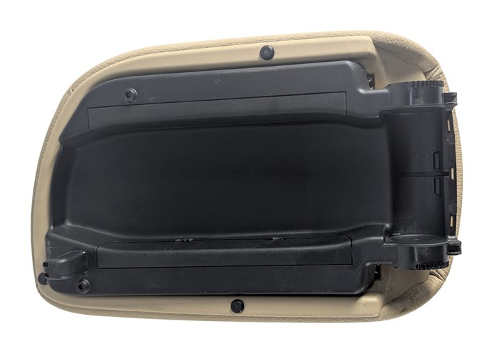 Thumbnail 7: 2013-2015 BMW X1 (E84) FRONT CENTER CONSOLE COMPARTMENT ARMREST LID (Beige)