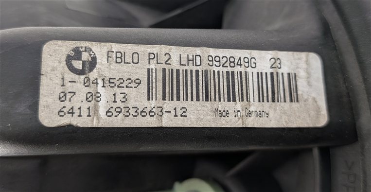 Thumbnail 11: 06-17 BMW 325i 328i 330i 335i M3 X1 X3 X4 Z4 E89 E90 F25 A/C HEATER BLOWER MOTOR