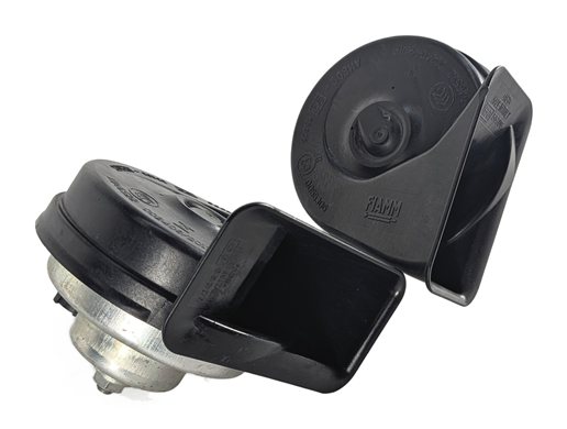 06-15 BMW 325i 328i 330i 335i M3 X1 E90 HIGH & LOW TONE NOTE SAFETY HORN SET/2
