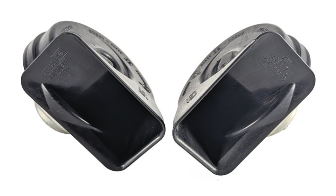 Thumbnail 2: 06-15 BMW 325i 328i 330i 335i M3 X1 E90 HIGH & LOW TONE NOTE SAFETY HORN SET/2