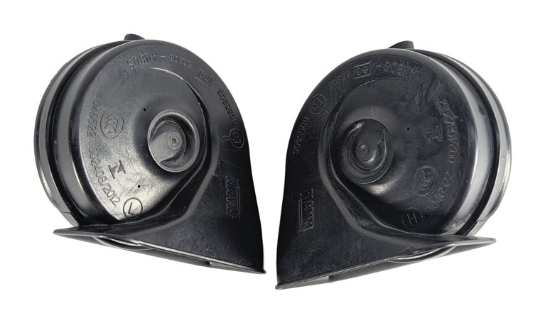 Thumbnail 3: 06-15 BMW 325i 328i 330i 335i M3 X1 E90 HIGH & LOW TONE NOTE SAFETY HORN SET/2