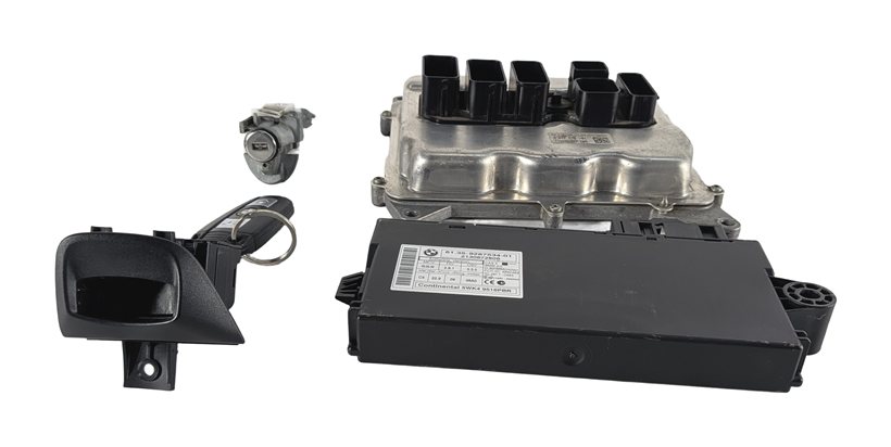 Thumbnail 3: 2014 BMW X1 (E84) 2.0L (N20) ENGINE ECM DME CAS3 IMMOBILIZER MODULE KEY SET/5