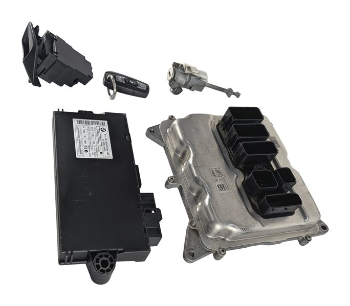 Thumbnail 5: 2014 BMW X1 (E84) 2.0L (N20) ENGINE ECM DME CAS3 IMMOBILIZER MODULE KEY SET/5