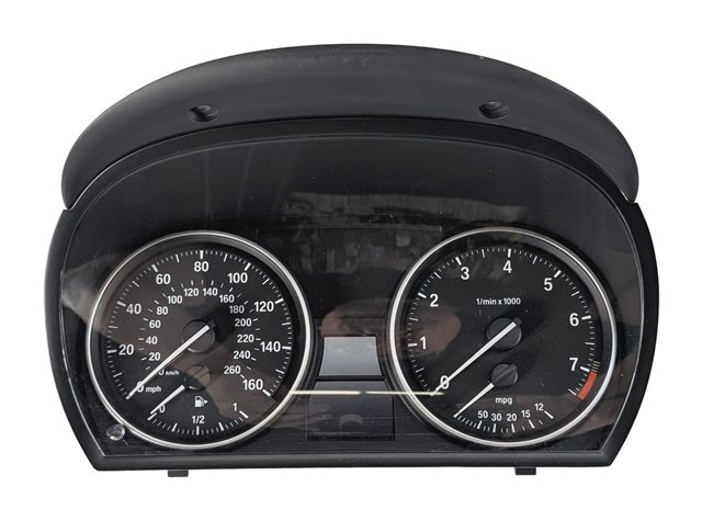 Thumbnail 4: 09-11 BMW 323i 328i X1 (E84 E90 E91) SPEEDOMETER INSTRUMENT GAUGE CLUSTER (183k)