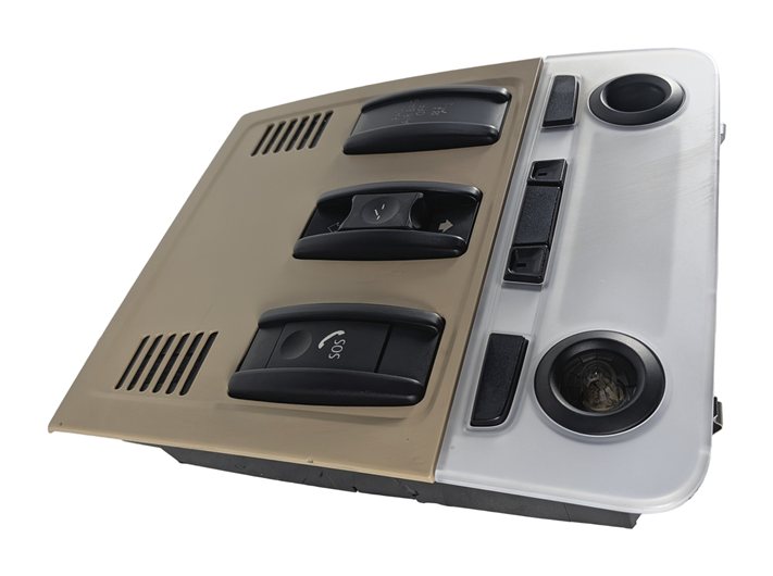 Thumbnail 6: 2014 BMW X1 (E84) FRONT OVERHEAD DOME READING LIGHT w/ SUNROOF SWITCH (Beige)