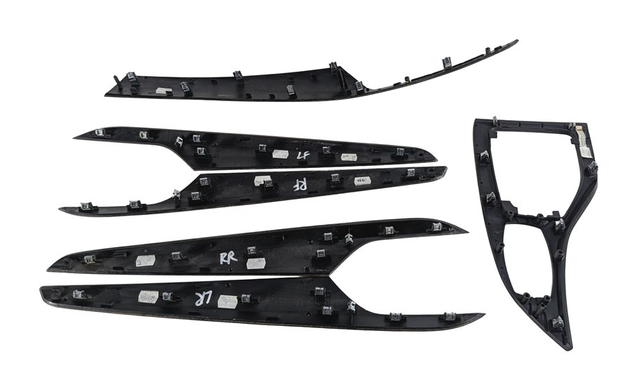 Thumbnail 7: 2014 BMW X1 (E84) INTERIOR DOOR DASH CENTER CONSOLE TRIM SET/6 (Light Wood)
