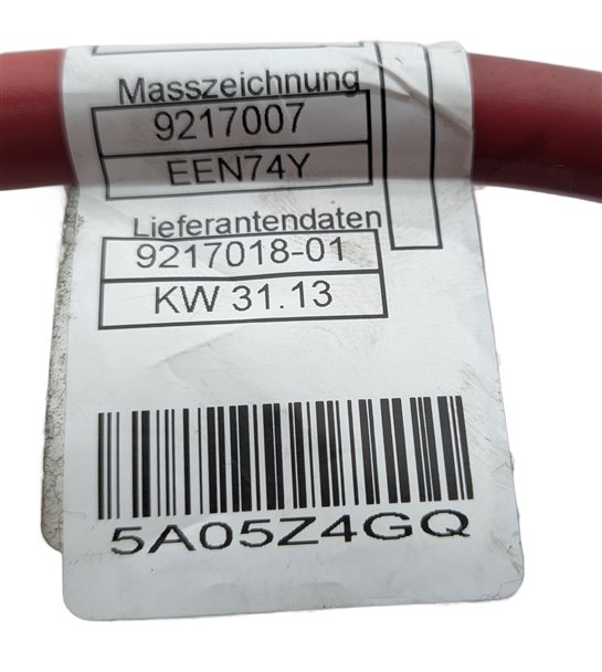 Thumbnail 9: 2014 BMW X1 (E84) 2.0L POSITIVE BATTERY CABLE LEAD w/ SAFETY BATTERY TERMINAL
