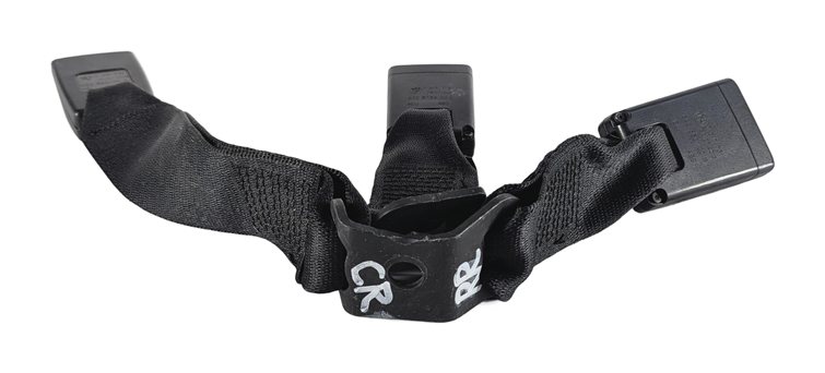 Thumbnail 6: 2014 BMW X1 (E84) REAR LEFT/CENTER/RIGHT SEATBELT BUCKLE RECEIVER SET/3 (Black)