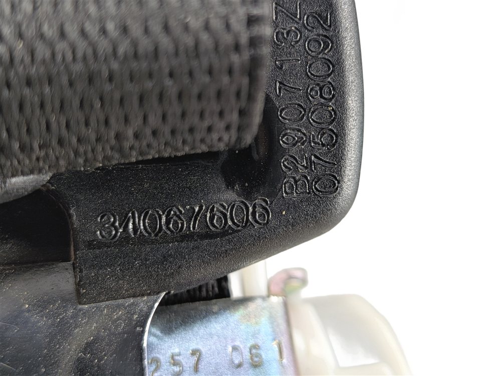 Thumbnail 10: 2014 BMW X1 (E84) REAR LEFT/CENTER/RIGHT SEAT SEATBELT RETRACTOR SET/3 (Black)